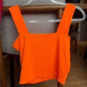 Amazon Bright Orange Crop Top - Never Worn